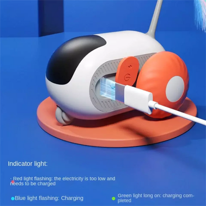 Belro Smart Pet Sports Car Toy for cats, remote control interactive toy with USB charging, designed to entertain cats.