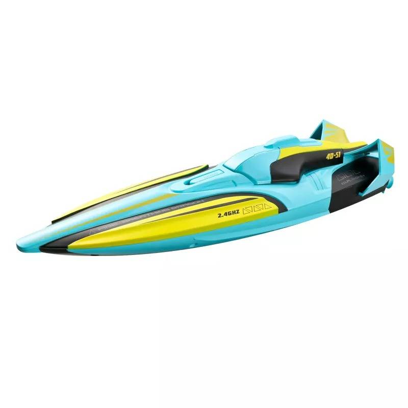 Belro RC high speed boat toy with sleek design, remote control, and vibrant colors on water. Perfect for kids and outdoor fun.