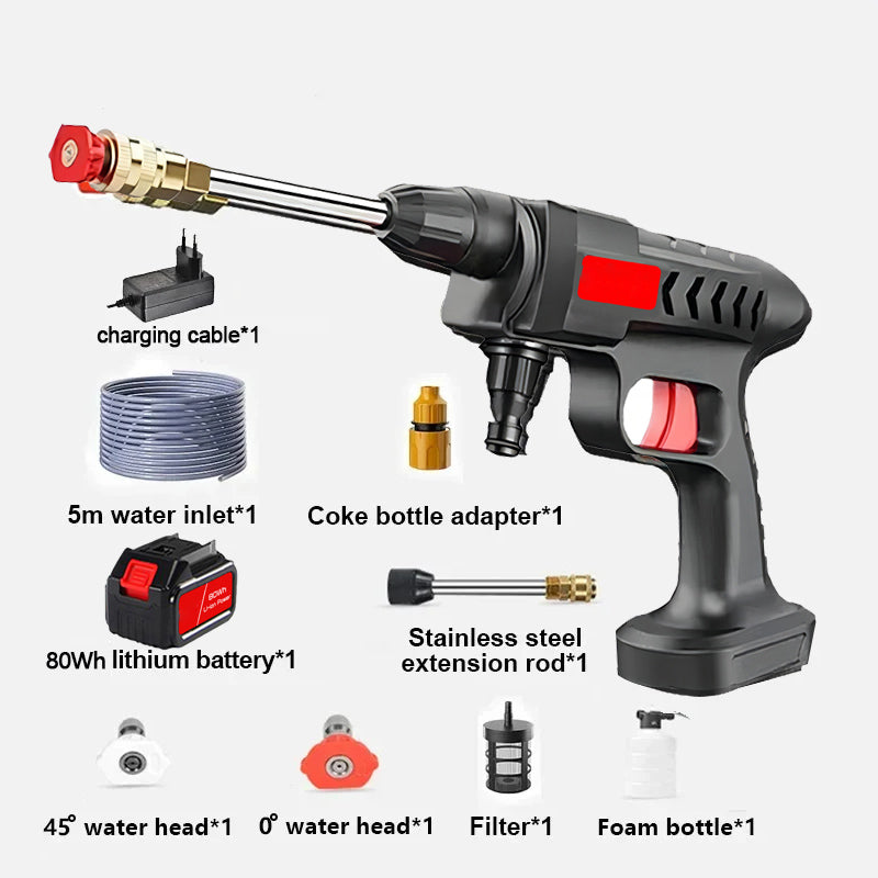 Belro high pressure water gun for car wash, featuring durable design and ergonomic handle for effective cleaning.