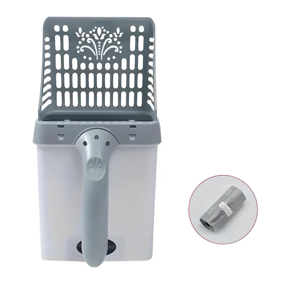 Belro cat litter scoop for cleaning, with a durable handle and slotted scoop designed for easy litter removal.