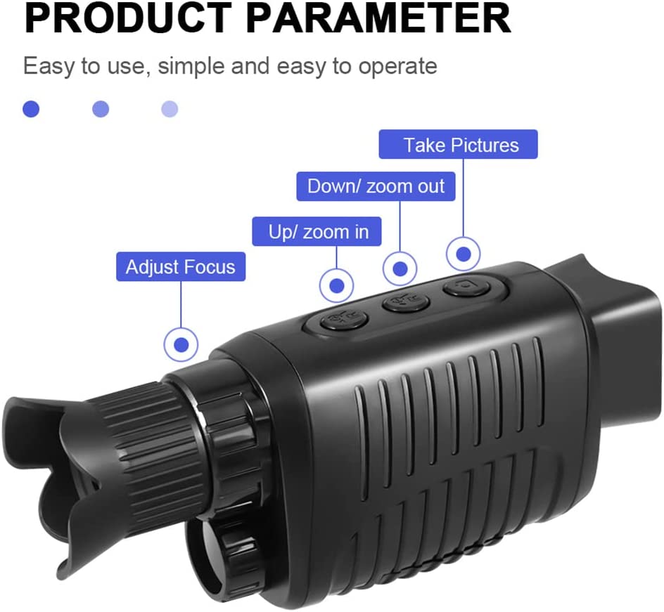 Belro night vision monocular for electronics and camera use, featuring a compact design with infrared capabilities for enhanced visibility.