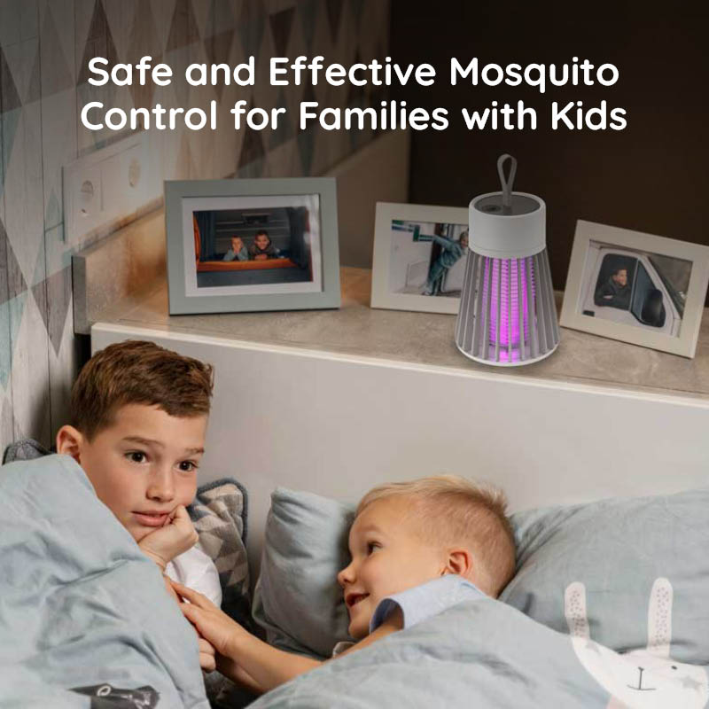 Belro portable USB rechargeable pest repellent lamp for outdoor use, safe for kids, ideal for home and garden pest control.