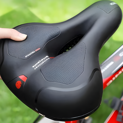 Belro Cloud Saddle, mountain bike seat with shock-absorbing design, ideal for comfortable outdoor cycling.