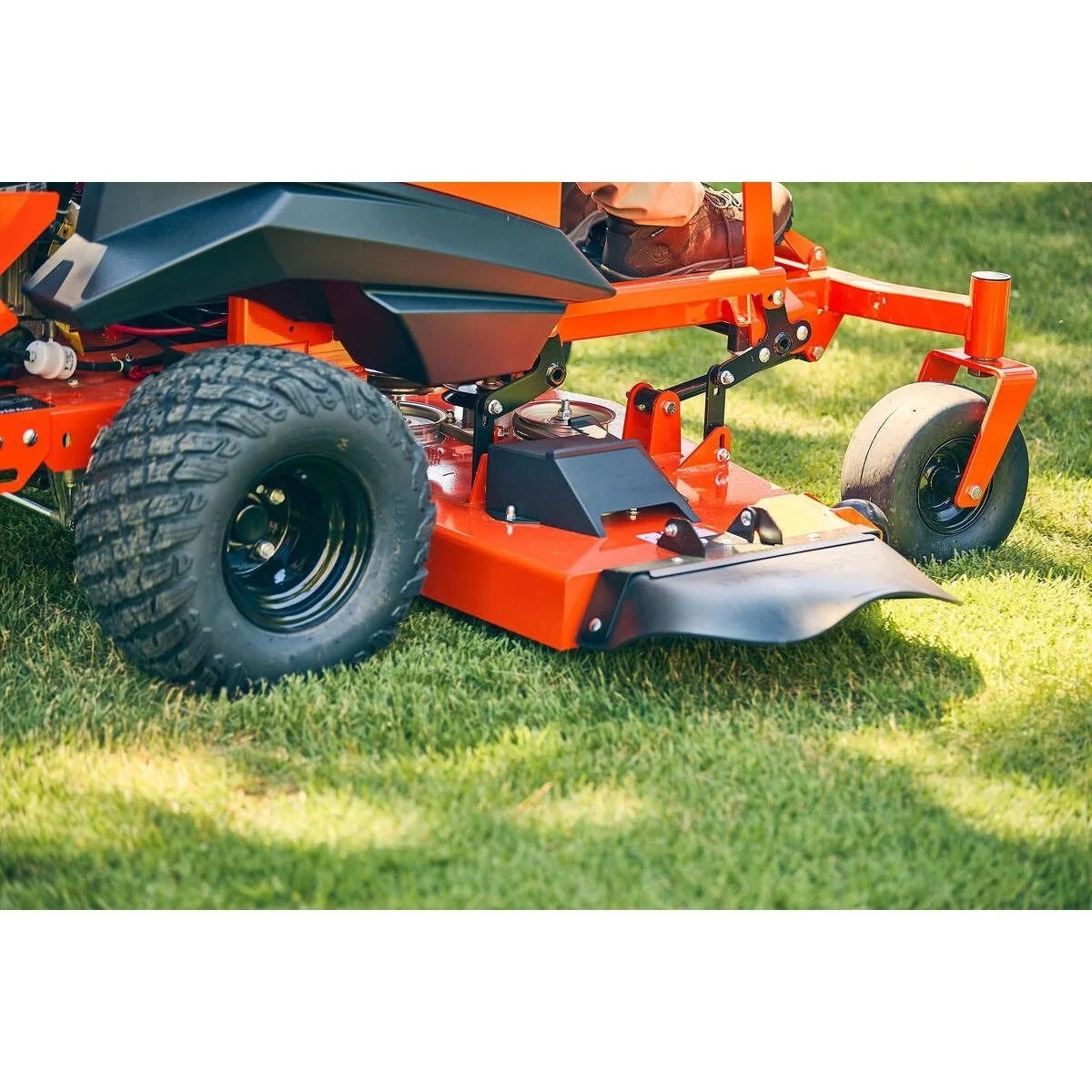 Casavibeo Bad Boy Magnum 54-inch zero-turn mower with 24 HP gas engine, featuring large cutting deck and rugged design.