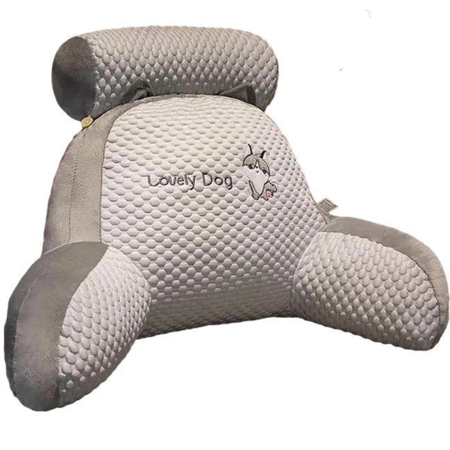 Mivoza ergonomic wedge support pillow for back, neck, and leg comfort, made of soft cushion material for home relaxation.