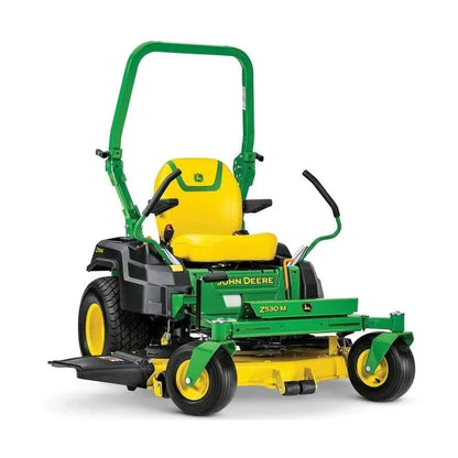 John Deere Z530M 54-inch zero-turn riding lawn mower with 24 HP V-twin engine and dual hydrostatic transmission.