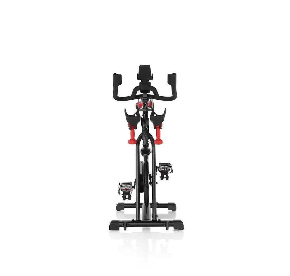 Casavibeo BowFlex C6 bike shown with adjustable seat, digital display, and sleek design for indoor cycling workouts.