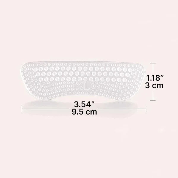 Belro silicone heel grips for footwear, designed to provide comfort and prevent slipping in shoes.