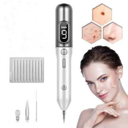 Belro plasma pen skin tag remover kit with precision tip for removing skin tags, moles, and wart treatments.