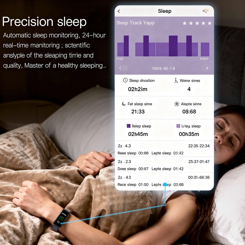 Mivoza Health Smartwatch with ECG, heart rate, blood pressure monitor, sleep tracking, fitness tracker for men and women.