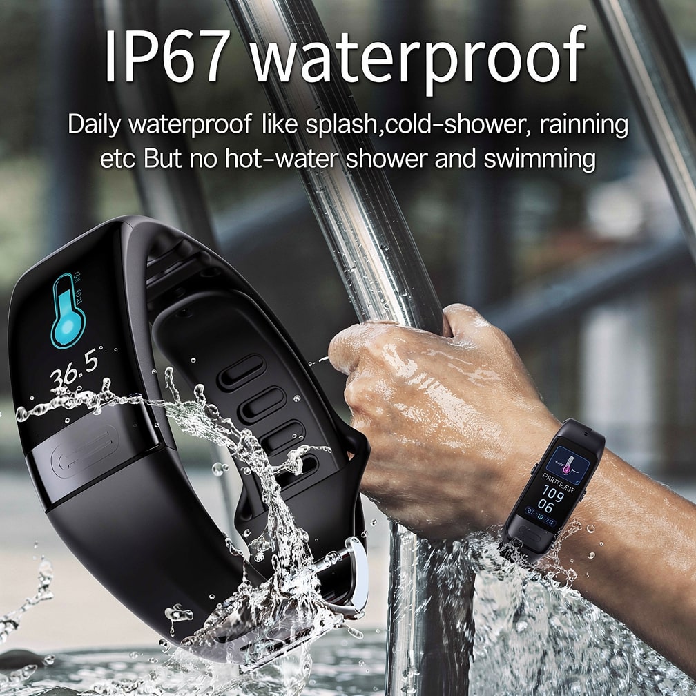 Mivoza Health Smartwatch with ECG, heart rate, blood pressure monitor, sleep tracking, fitness tracker for women and men.