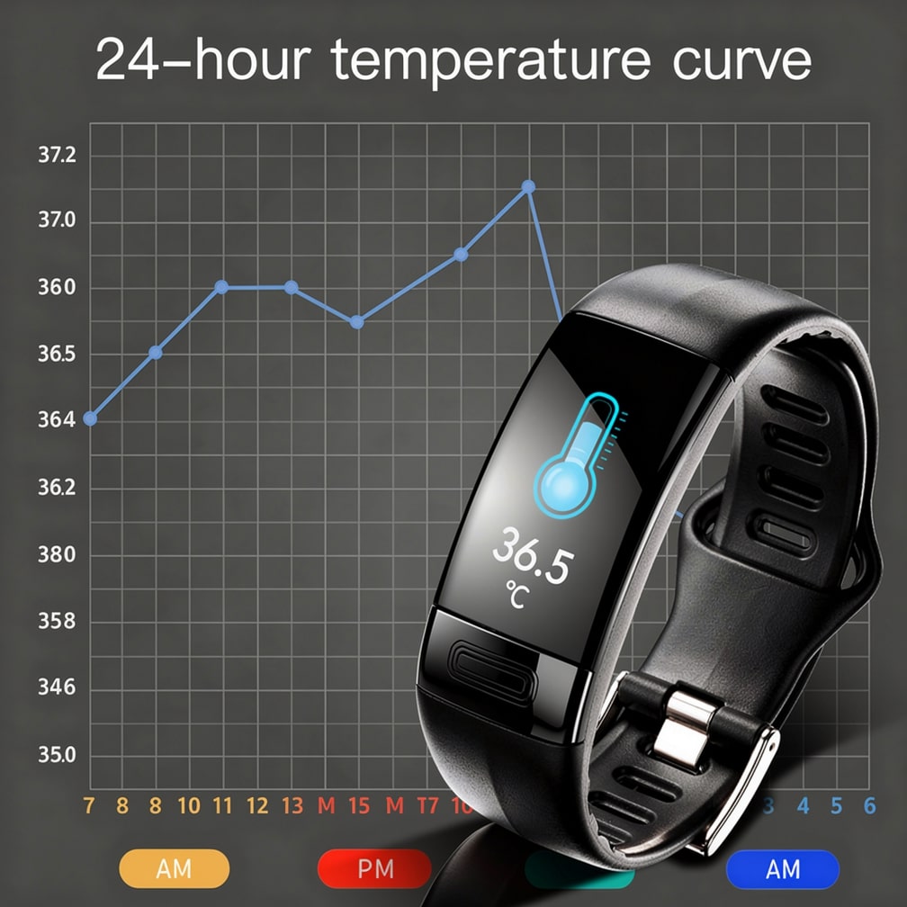 Mivoza health smartwatch with ECG, heart rate, blood pressure, and sleep tracking for men and women fitness monitoring.