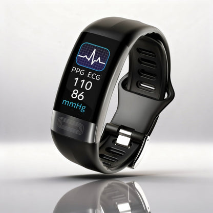 Mivoza Health Smartwatch with ECG, heart rate, blood pressure monitoring, sleep tracking, fitness tracker for men and women.