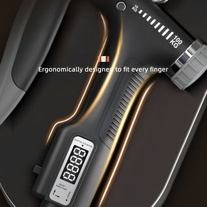 Belro hand grip strengthener and trainer device for men, compact fitness equipment for improving grip strength and hand endurance
