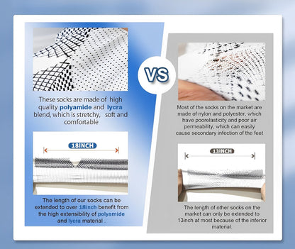 Four pairs of Belro premium therapy socks for men and women, showing soft, breathable fabric and comfortable fit.