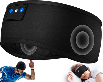 Belro sleep headphone headband with built-in audio speakers, soft fabric design ideal for comfortable nighttime listening.