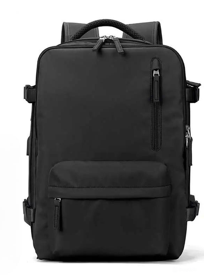 Belro travel carry-on backpack with shoe compartment, durable bag with multiple pockets for organizing travel essentials.