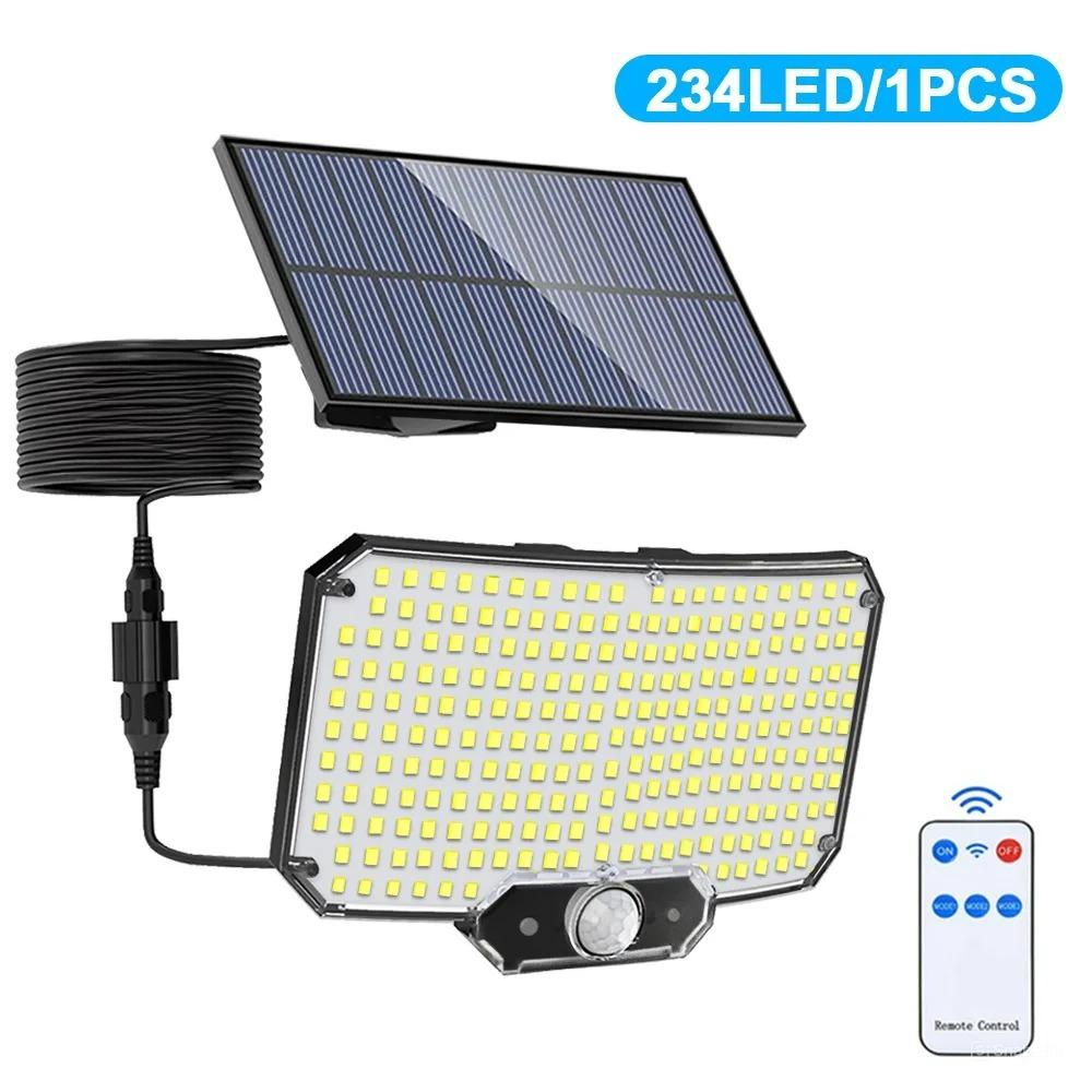 Belro Motion Sensor Flood Lights installed outdoors, providing automatic illumination for home security and garden lighting.