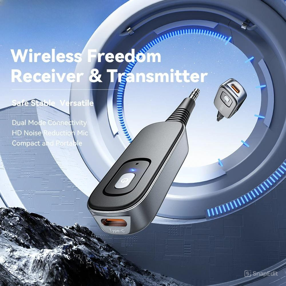 Belro Bluetooth wireless adapter for electronic audio devices, compact design with USB connection