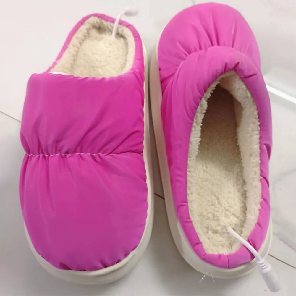 Belro USB heated slippers with electric foot warmer feature, soft footwear designed to keep feet warm and comfortable.