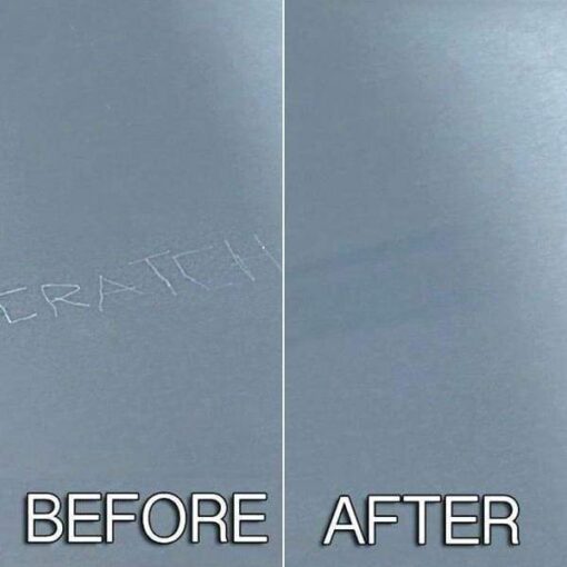 Belro stainless steel scratch eraser kit for clothing T-shirts, featuring a compact metal tool for removing fabric marks and scratches.