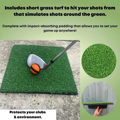 Belro Sticky Golf Game set with mini golf props, suitable for indoor and outdoor practice to improve golf skills.