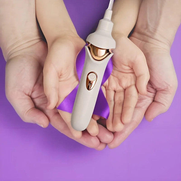 Belro ear wax remover in use, showcasing a health and beauty tool designed for safe and gentle ear cleaning.