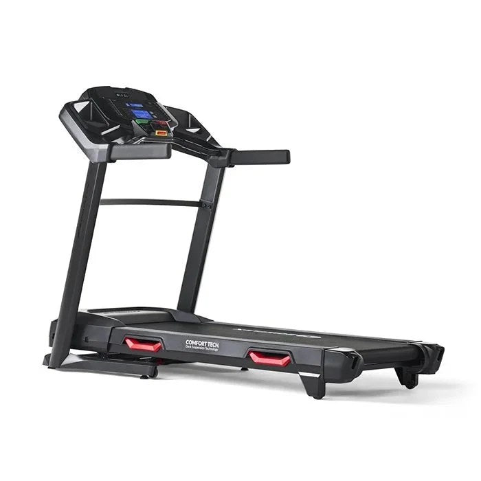 Casavibeo Bowflex BXT8J treadmill with digital display and sturdy frame, ideal for home fitness and running workouts.
