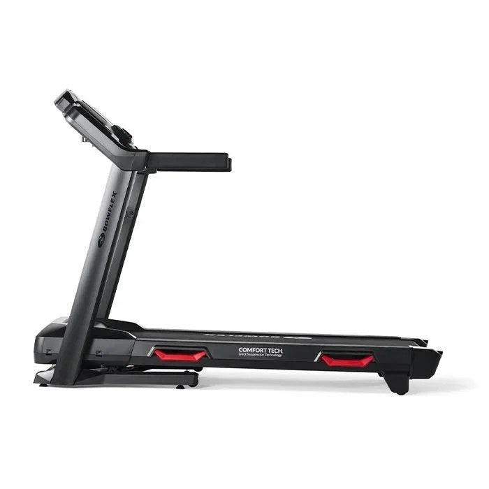 Casavibeo Bowflex BXT8J Treadmill with digital display, running belt, and adjustable incline for home cardio workouts.
