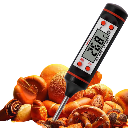 Belro digital cooking thermometer with a sleek display, designed for precise temperature readings in kitchen or cooking environments.