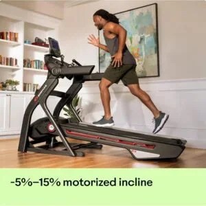 Casavibeo Bowflex Treadmill 10 with digital display and running belt, ideal for home cardio workouts.