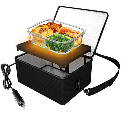 Belro portable food warmer lunch box with insulated bag for keeping meals warm, featuring a compact design and carrying handle.