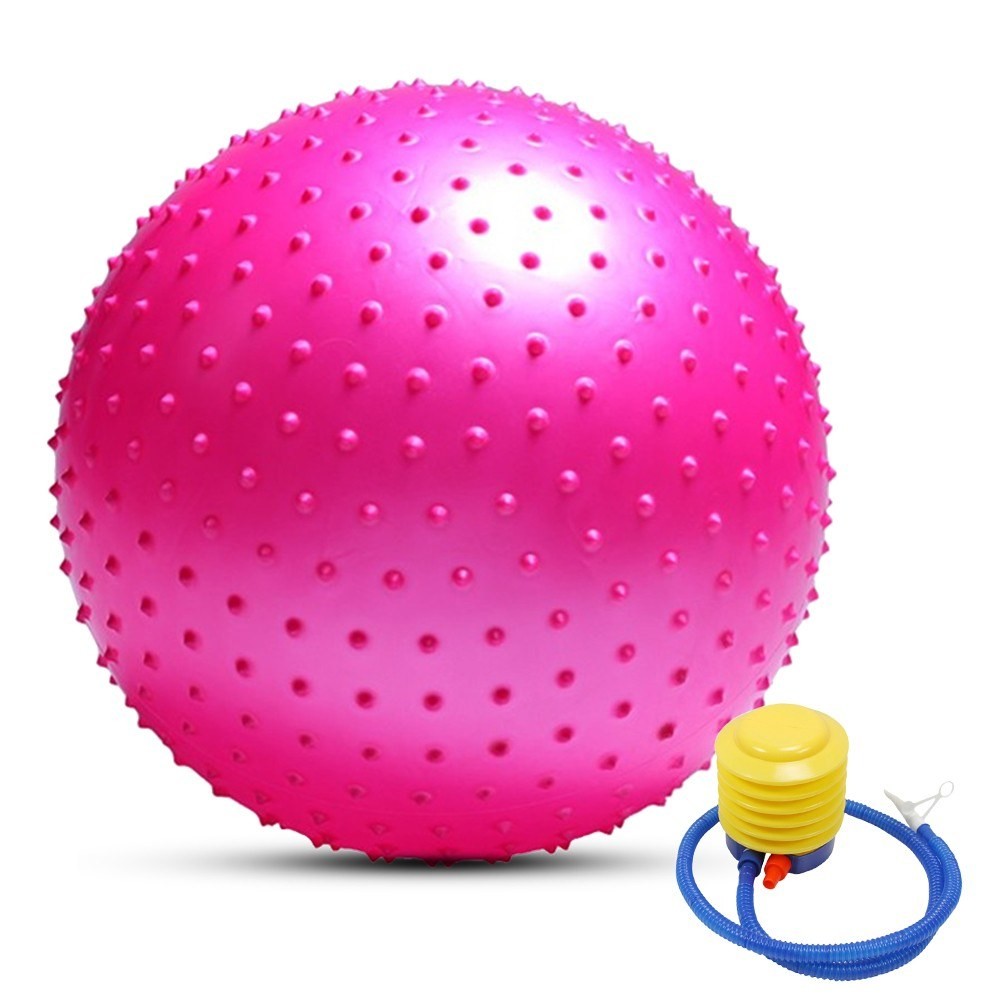 GETDECO thickened anti-burst stability yoga ball for exercise, shown in a vibrant color, designed for balance and core workouts.