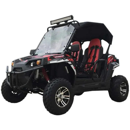 Casavibeo TrailMaster Challengerr 200EX EFI UTV Deluxe with rugged tires and sleek design, suitable for off-road adventures.