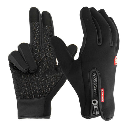 Belro unisex thermal gloves with touchscreen fingertips, waterproof, windproof winter gloves for cold weather outdoor use.