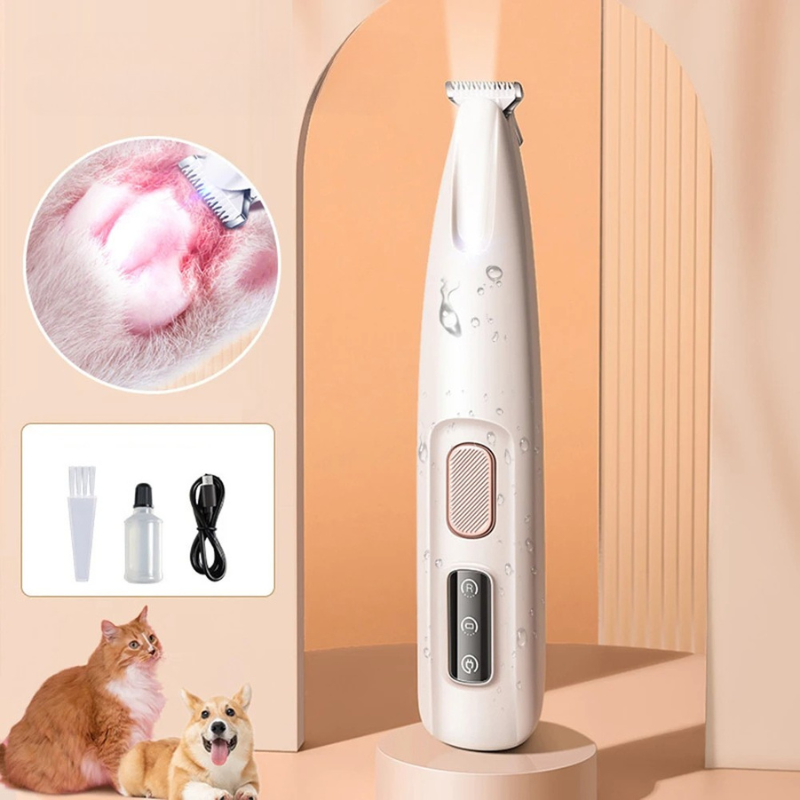 Belro portable dog paw hair trimmer accessory for grooming pets' paws and hair, compact and easy to use.