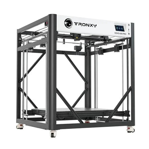 Casavibeo Tronxy Veho 600 Pro 3D printer with large build volume, showing the printer's sleek design and control panel.