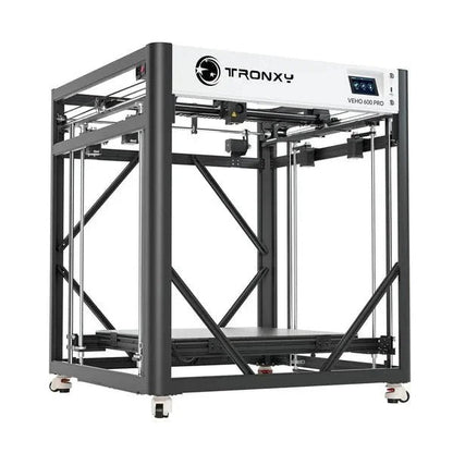 Casavibeo Tronxy Veho 600 Pro 3D printer with large build volume, showing the printer's sleek design and control panel.