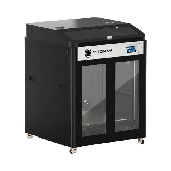 Casavibeo Tronxy Veho 600 Pro 3D printer with large build volume, showcasing the printer's sleek design and filament spool holder.