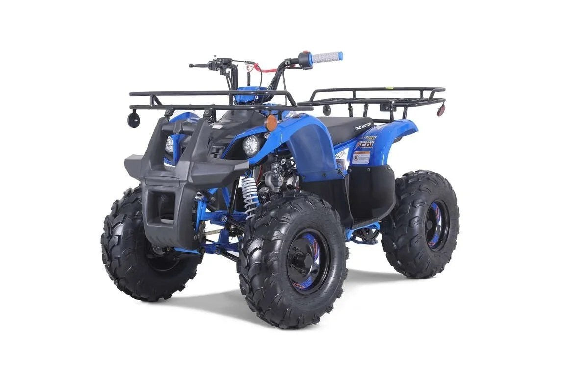 Casavibeo TaoTao T-Force T125 4-wheeler ATV with rugged all-terrain tires and sporty design, suitable for outdoor adventures.