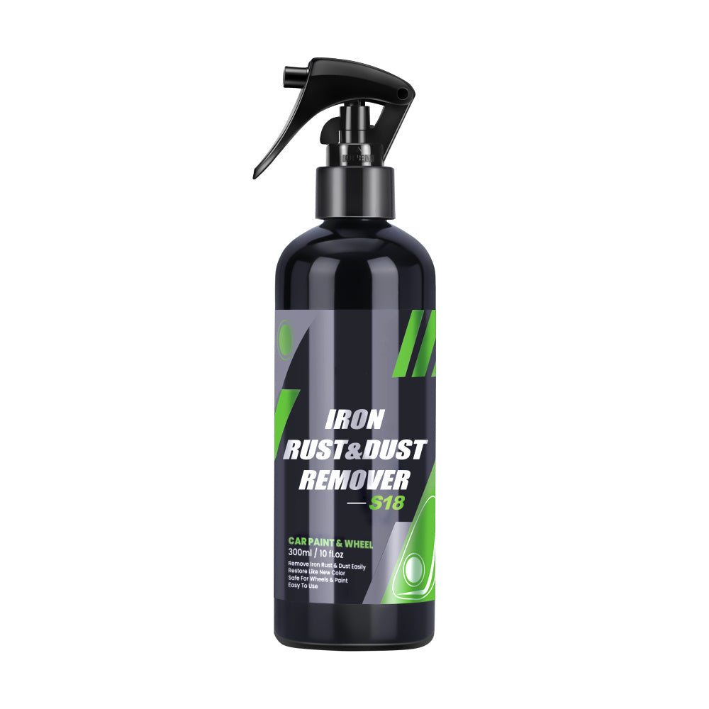Belro rust remover for cars, showing application on vehicle surface, designed for home and garden car care and rust removal.