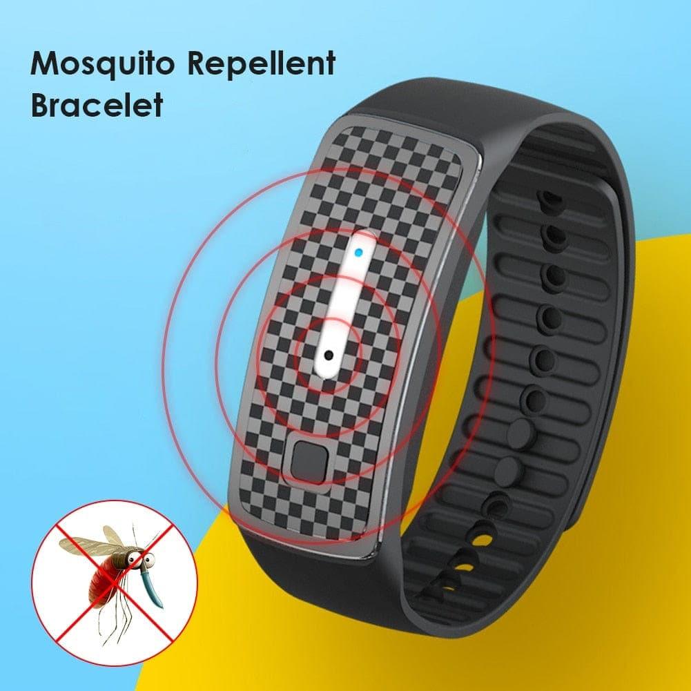 Belro ultrasonic mosquito repellent bracelet with USB charging, wearable accessory designed to repel mosquitoes.