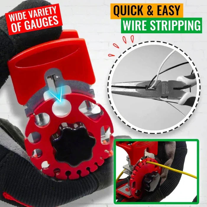 Belro Universal Handheld Quick Strippers with 10 blades, versatile tools for stripping wires efficiently in hardware and electrical work.