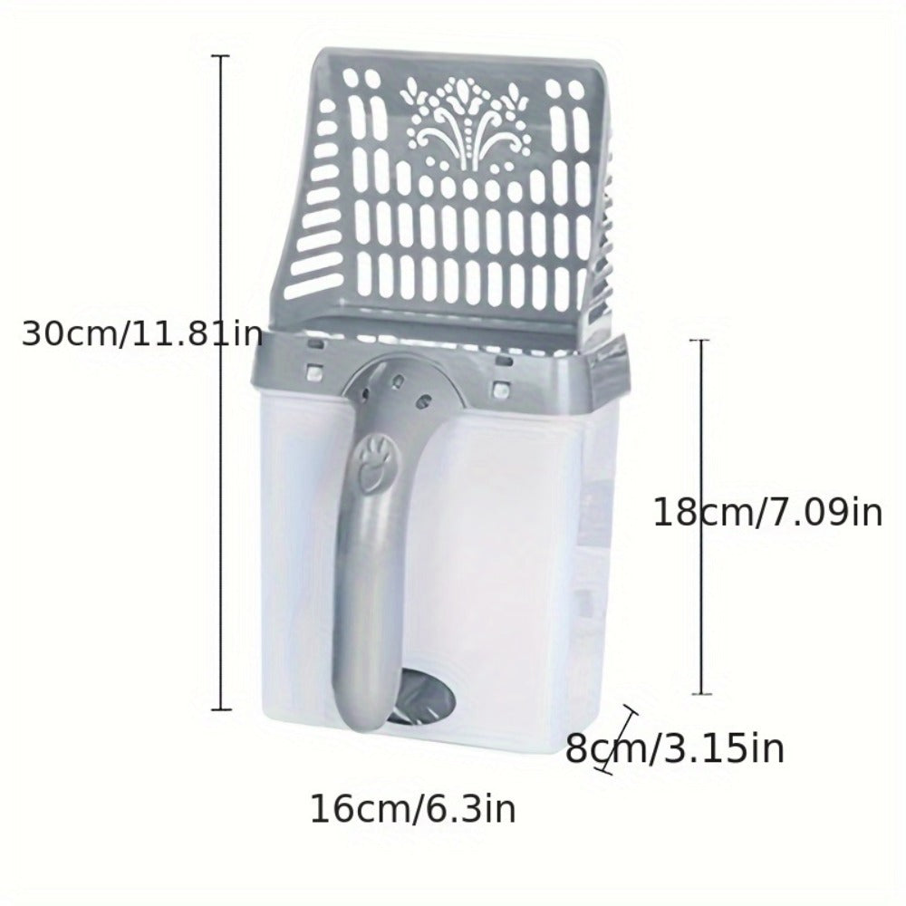 Belro cat litter scoop in tools and hardware, with a sturdy handle and perforated scoop for easy litter cleaning.