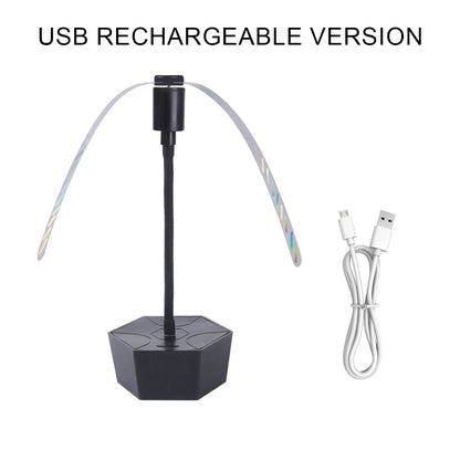 Belro outdoor fly repellent fan with USB power, designed for pest control in outdoor home and garden spaces.