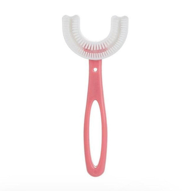 Soft silicone children's toothbrush by Belro with colorful bristles for gentle oral care and effective cleaning.
