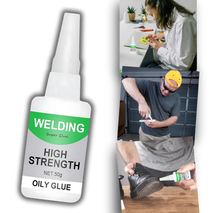 Belro versatile welding high-strength oily glue in a tube, suitable for heavy-duty bonding and industrial repair applications.