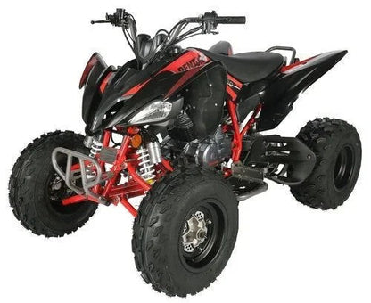 Casavibeo Vitaccii Pentora Racing ATV with rugged tires and sporty design, ready for off-road adventures.