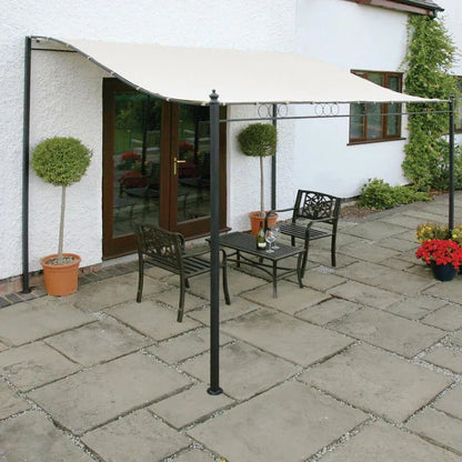 Belro waterproof garden patio awning canopy, outdoor sun shade sail with UV blocker, ideal for patio and garden outdoor spaces.