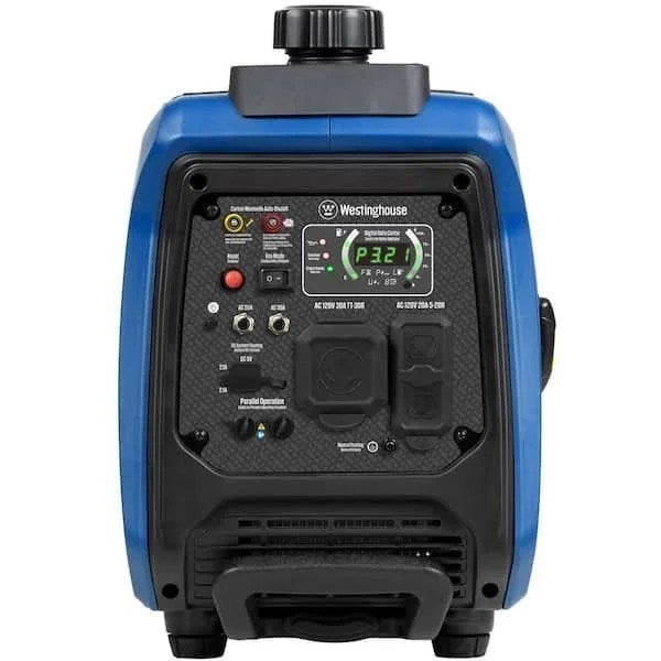 Casavibeo 4,000-Watt gas-powered portable inverter generator with recoil start and LED data center display.